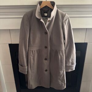 J. Crew Lady Wool Day Coat in Gray Size 6